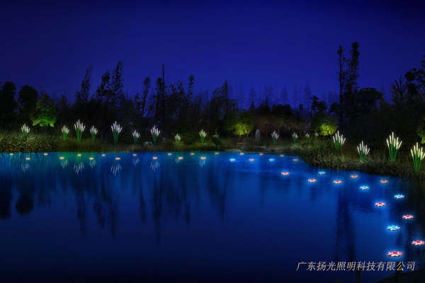 南通陳氏花園夜景照明設計